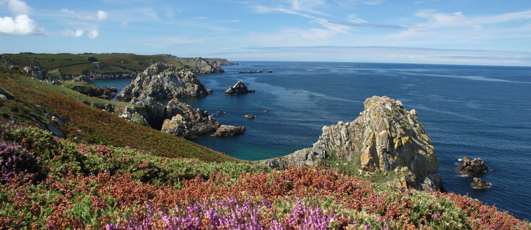 Photo du littoral de l'ouest Cornouaille