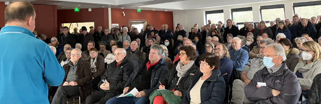 Photo de la salle comble