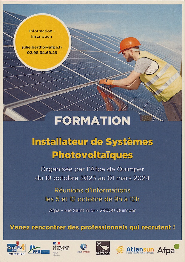 Affiche de la formation