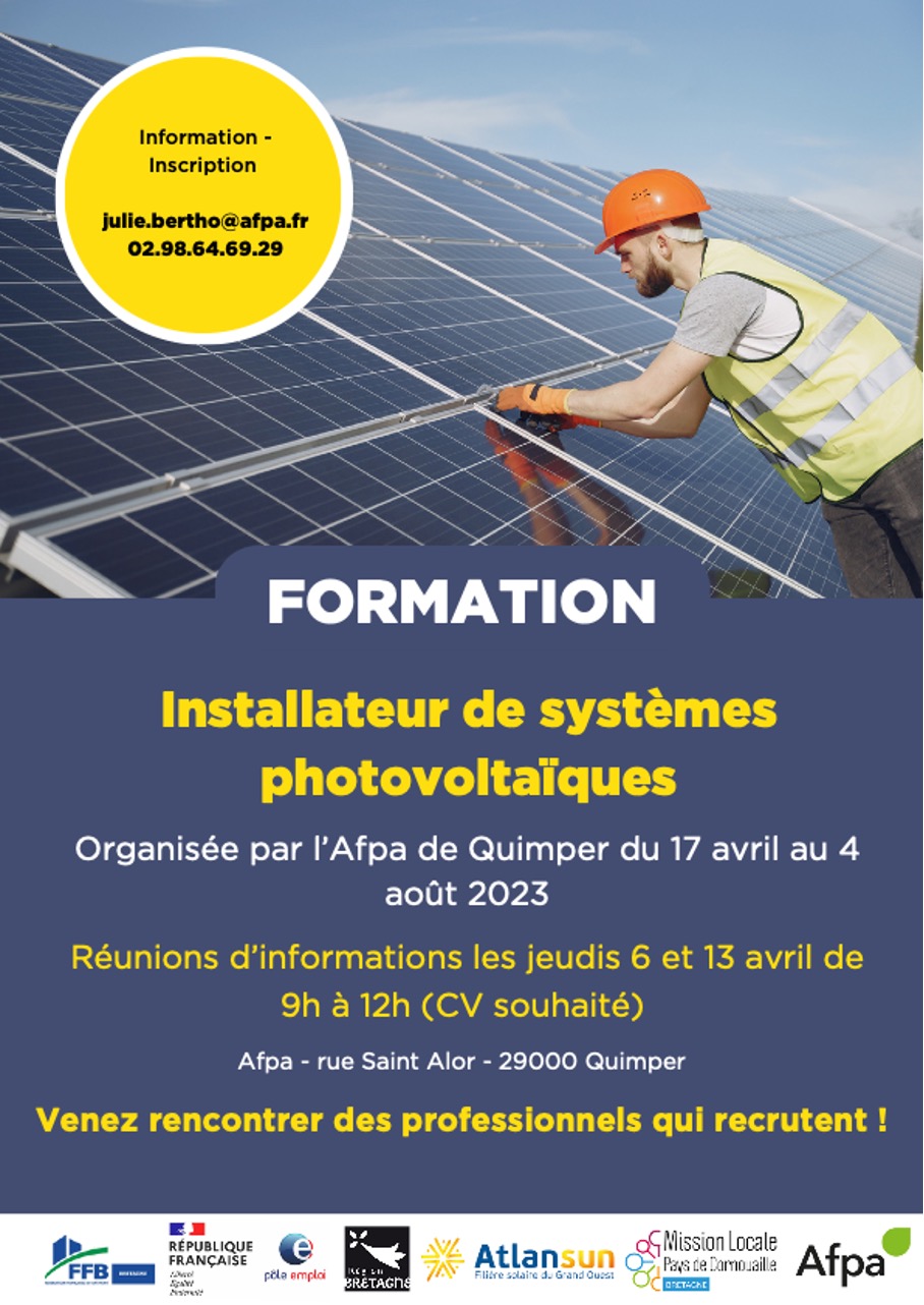 Flyer de la formation AFPA