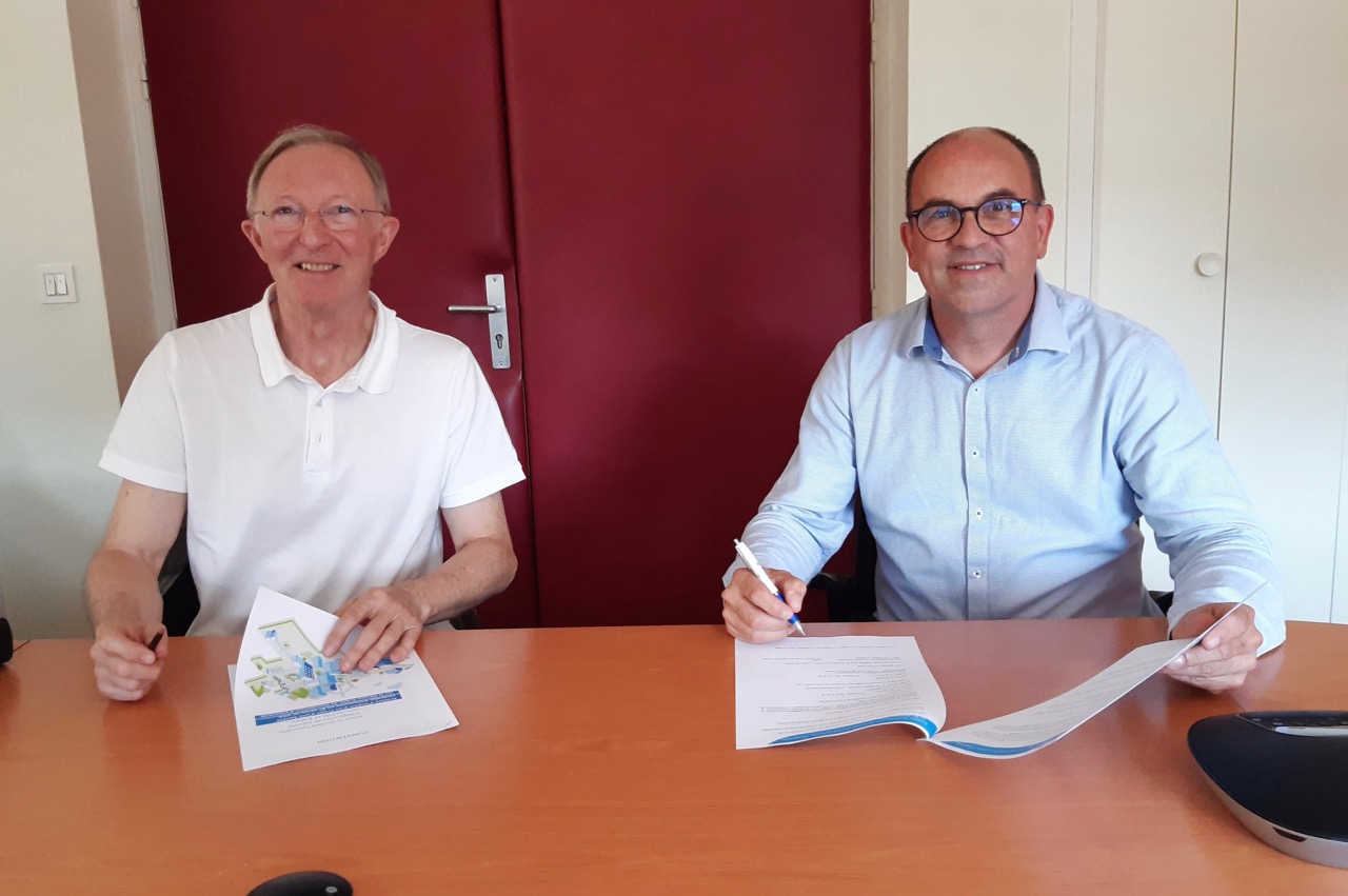 Jean-Luc Guichaoua de CVOC et Jacques Naour d'Enedis