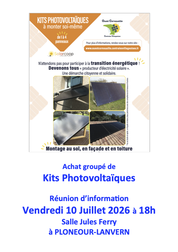 Affiche Réunion de Plonéour