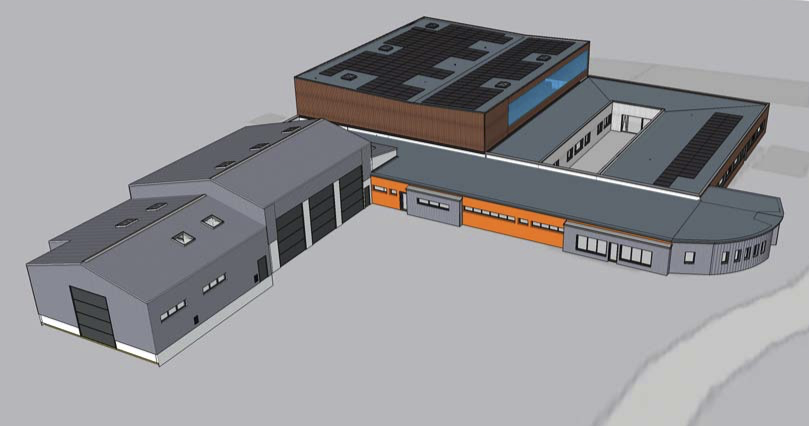 vue 3D implantation panneaux