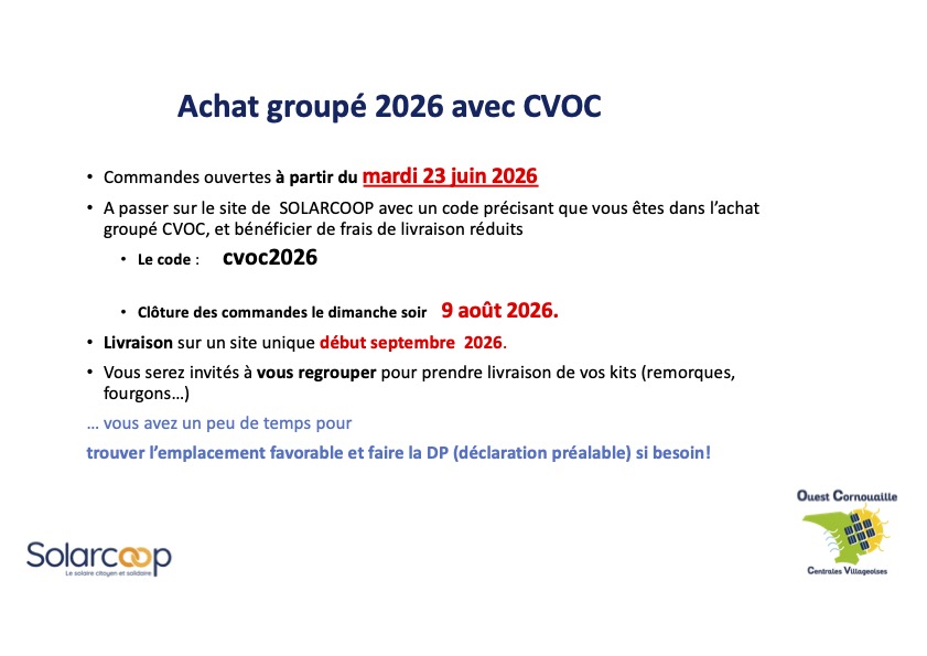 les conditions de l'achat groupé