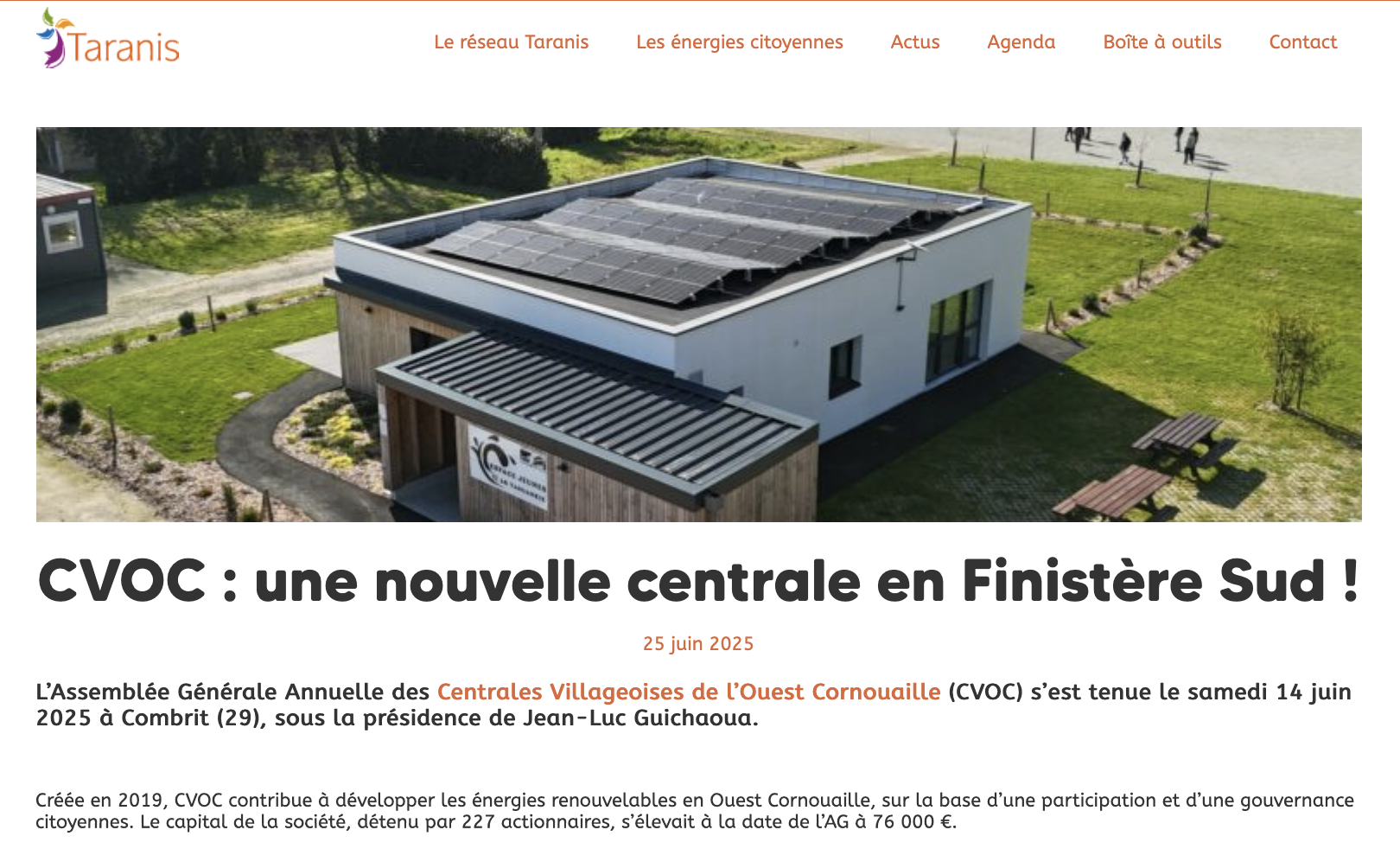 Taranis, partie 1