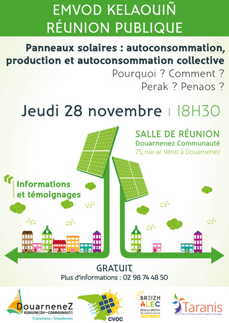 L'affiche de la réunion