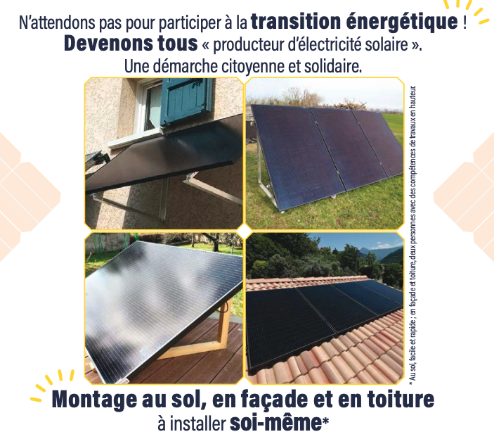 Devenons tous producteur solaire