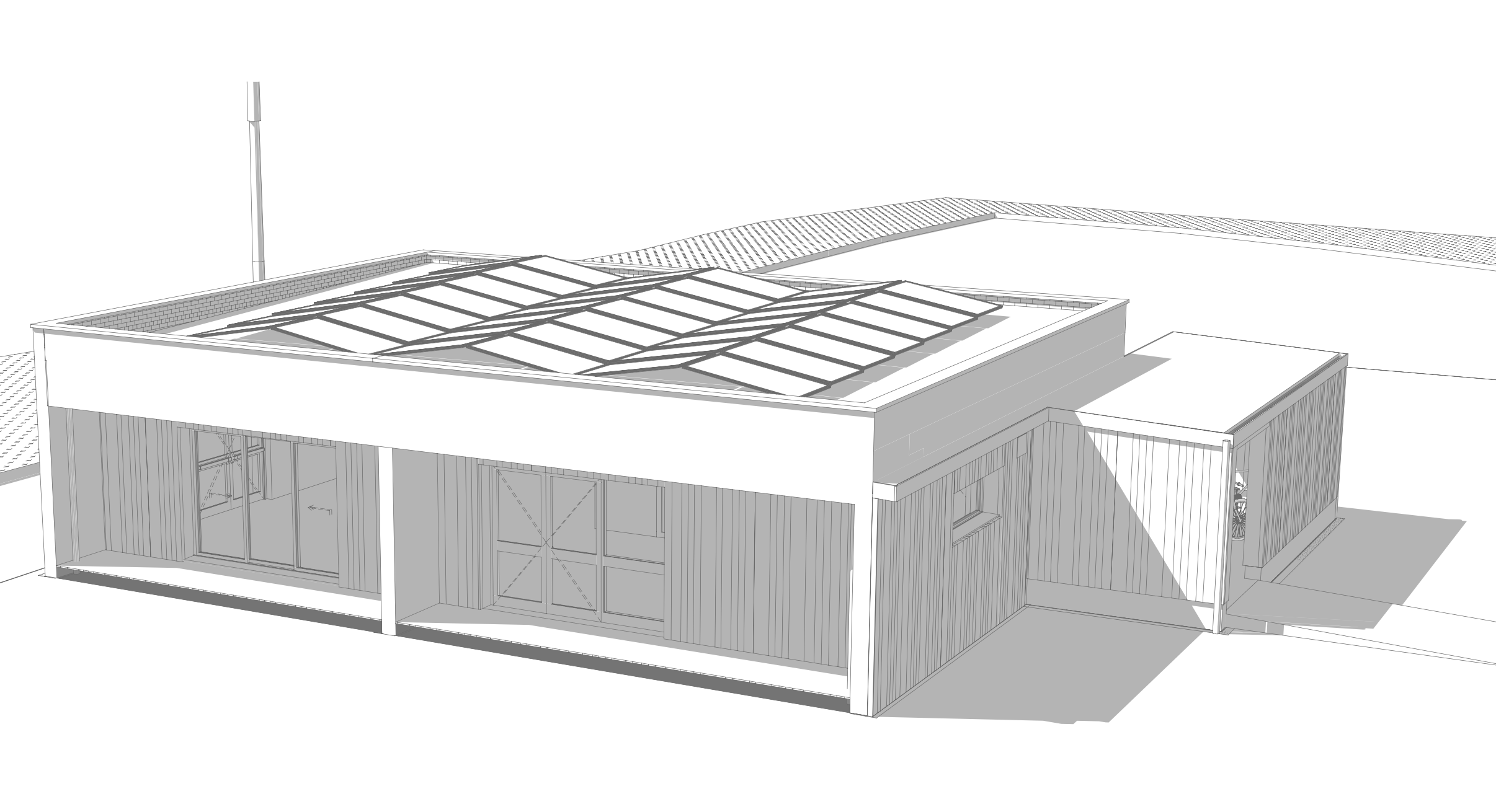 Vue 3D du bâtiment